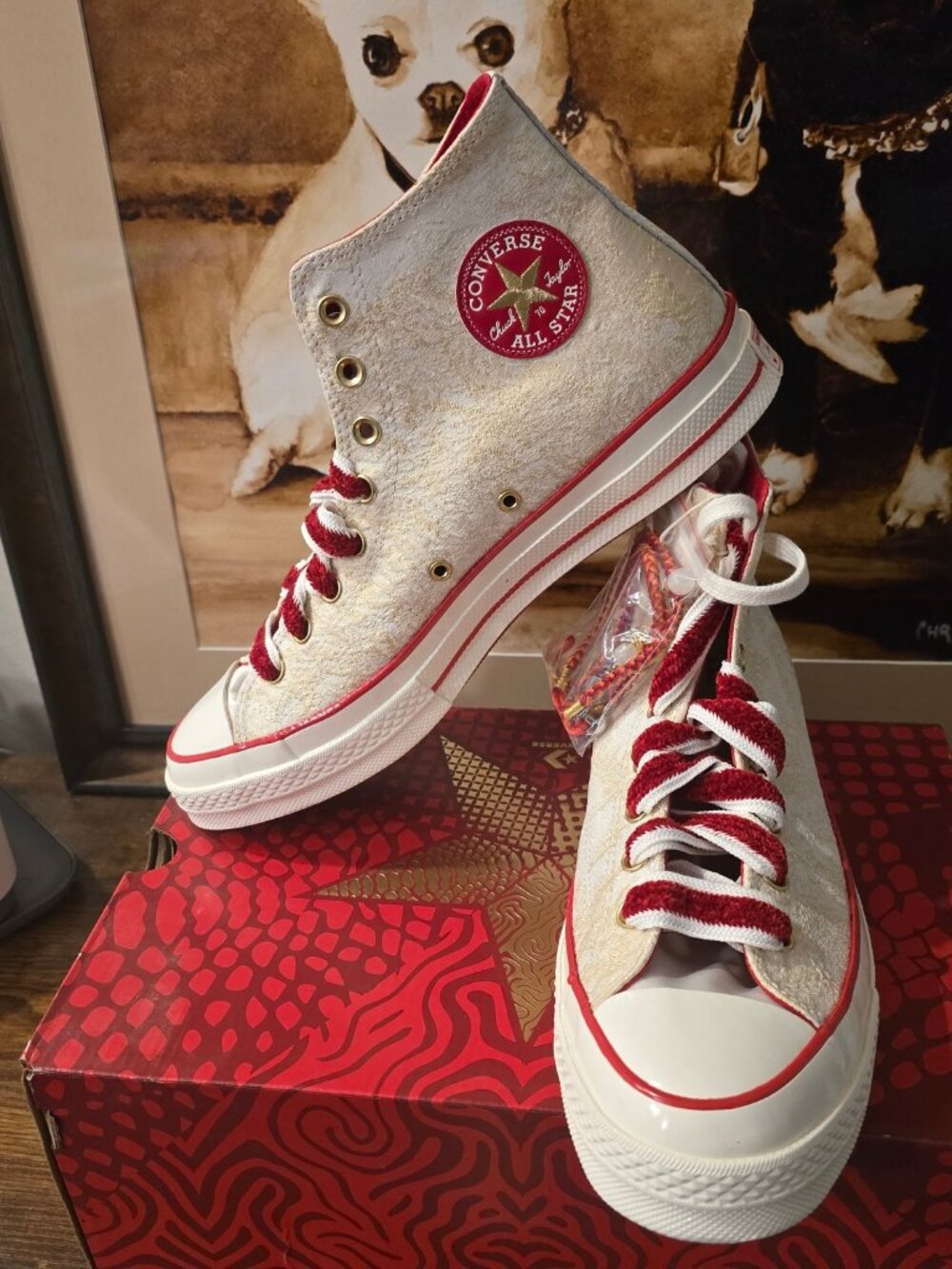 Converse Chuck Taylor All-Star 70 Lunar New Year SNAKE A13348C Beige Mens 10 NEW